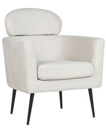 Fabric Armchair White SOBY