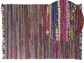 Area Rug 140x200cm Dark Multicolour