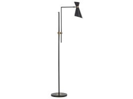 Metal Floor Lamp Black MELAWI