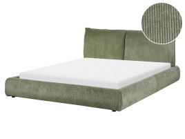 Corduroy EU King Size Waterbed Green VINAY