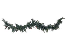 Pre-Lit Christmas Garland 180cm Green