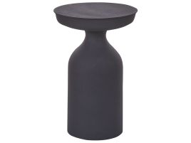 Metal Side Table Black TENJO