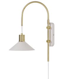 Metal Wall Lamp White SISSA
