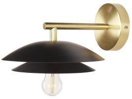 Metal Wall Lamp Black LASOLO