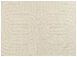 Wool Area Rug 300x400cm Beige