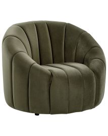 Velvet Armchair Dark Green MALUNG