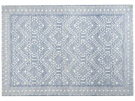 Area Rug 160x230cm Blue and White