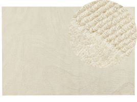 Wool Area Rug 200x300cm Beige