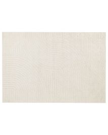 Wool Area Rug 160x230cm Beige