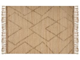 Jute Area Rug 200x300cm Beige