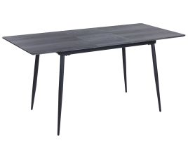 Extending Dining Table 120/160 x 80 cm Grey GELANDA