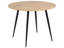 Round Dining Table âŒ€ 100 cm Light Wood BJORKA