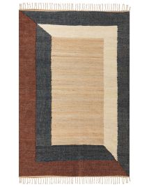 Jute Area Rug 200x300cm Multicolour