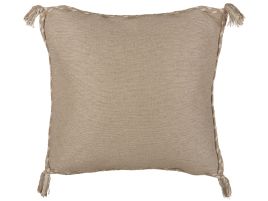 Jute Cushion 45 x 45 cm Beige ERIGERON