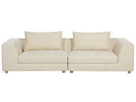 3 Seater Sofa Beige LERMON