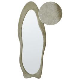 Velvet Wall Mirror 57x160cm Green