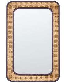 Wall Mirror 60x90cm Black