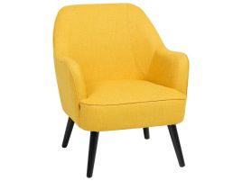 Fabric Armchair Yellow LOKEN
