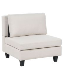 Fabric 1-Seat Section White UNSTAD
