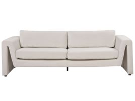 Velvet Sofa Light Beige MAUNU