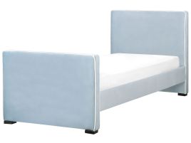 Velvet EU Single Size Bed Blue TEENIE