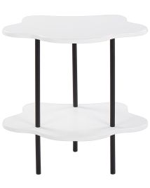 Side Table White and Black CLOUD