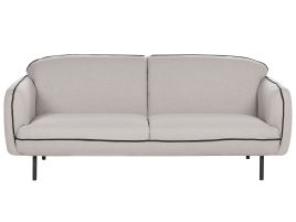3 Seater Fabric Sofa Light Grey TONSBERG