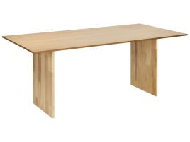 Dining Table 180 x 90 cm Light Wood MOORA