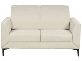2 Seater Fabric Sofa Beige FENES