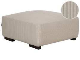 Jumbo Cord Ottoman Beige LUNGO