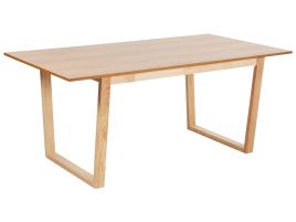 Dining Table 180 x 95 cm Light Wood CAMDEN