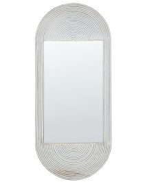 Wooden Wall Mirror 56x130cm Off - White