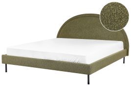 Boucle Bed EU Super King Size Green MARGUT