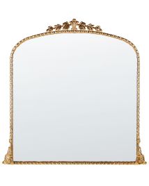 Metal Wall Mirror 71x71cm Gold