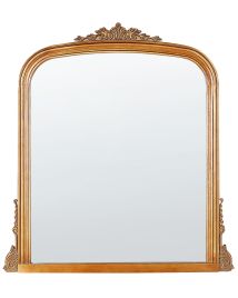 Metal Wall Mirror 75x78cm Gold