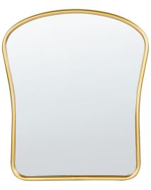 Metal Wall Mirror 45x52cm Gold