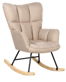 Rocking Chair Beige OULU