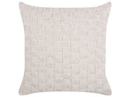 Knitted Cushion 45 x 45 cm Beige BASALIM