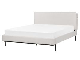 Fabric EU King Bed Grey CORIO