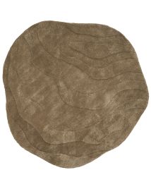 Viscose Area Rug 160x160cm Green