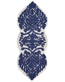 Cotton Bath Mat 150x60cm Blue