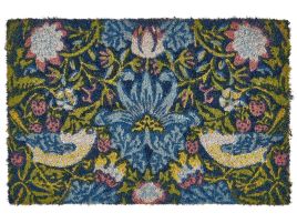 Coir Doormat Floral Pattern Multicolour SAKESAR