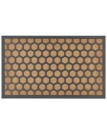 Doormat Geometric Pattern Natural and Black TANDYKUL