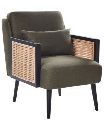Fabric Armchair Green ORUM