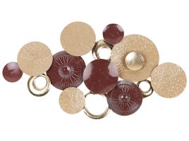 Wall DÃ©cor Gold and Brown BROMINE