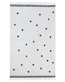 Cotton Area Rug 140x200cm White