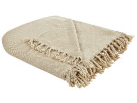 Blanket 200 x 220 cm Beige CHAOHANI
