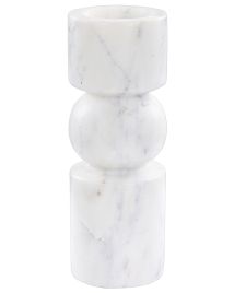Marble Candlestick White