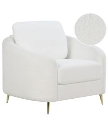 Boucle Armchair White TROSA