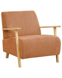 Fabric Armchair Orange LESJA